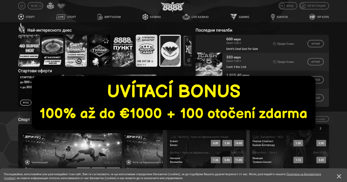8888Casino - Top Bonusy a Hry Online pre Slovensko